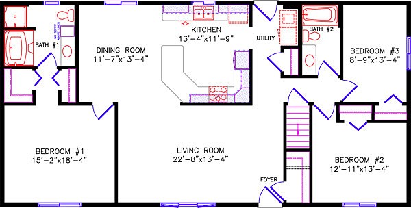 Alternate Floor Plan: 1610 Cambridge