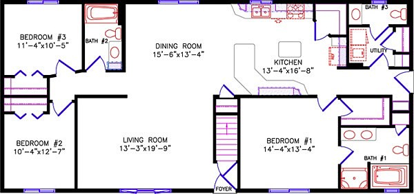 Alternate Floor Plan: 1611 Cambridge