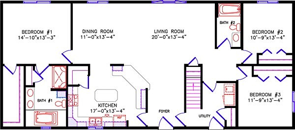 Alternate Floor Plan: 1618 Cambridge