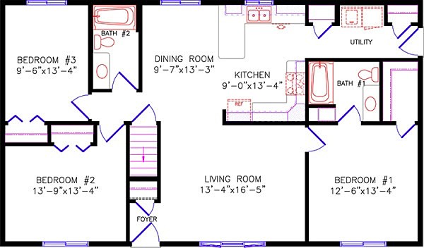 Alternate Floor Plan: 1660 Cambridge