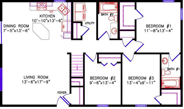 Floor Plan: 1915 Northwood