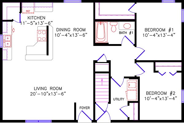 Floor Plan: 1917 Northwood