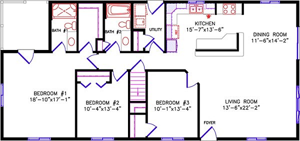 Alternate Floor Plan: 2001 Lakewood
