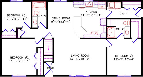Alternate Floor Plan: 2250 Brookdale