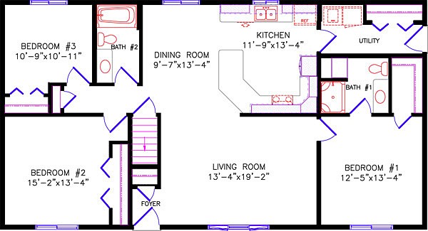 Wisconsin Ranch Floor Plans Oshkosh Waupaca Greenville Wi