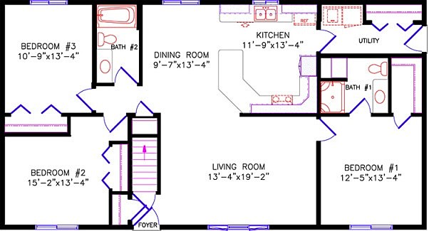 Floor Plan: 2252 Brookdale