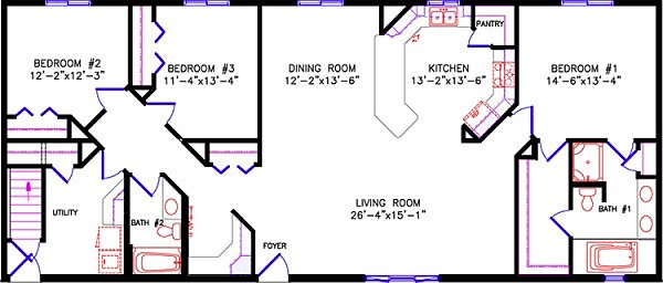 Alternate Floor Plan: 2322 Brookdale