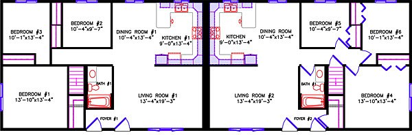 Alternate Floor Plan: 2641 Duplex