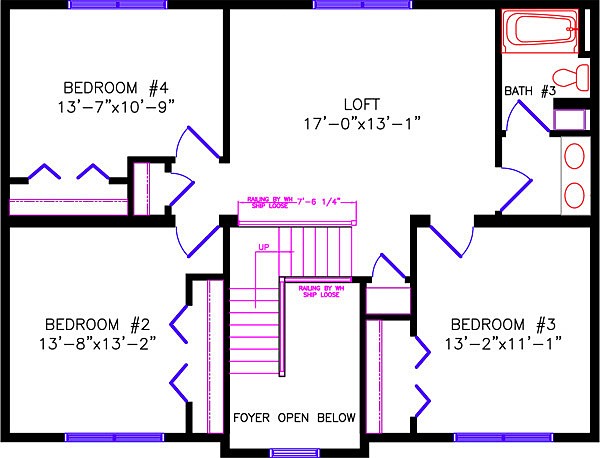 Floor Plan: 3010 Mapleton Upper Level