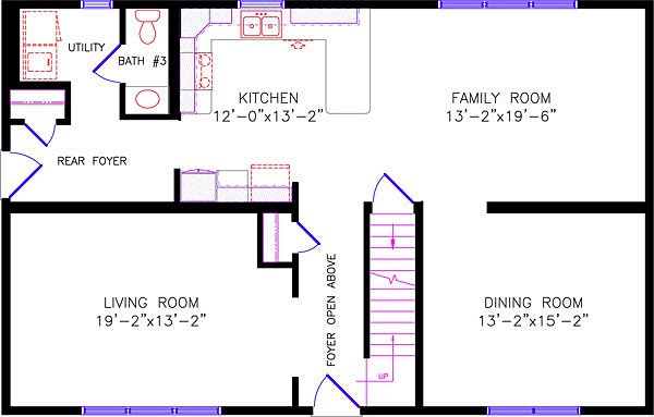 Alternate Floor Plan: 3020 Mapleton