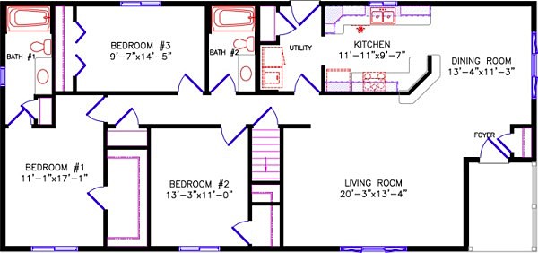 Alternate Floor Plan: 3211 Woodridge