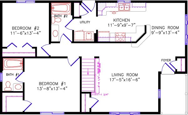 Floor Plan: 3230 Woodridge
