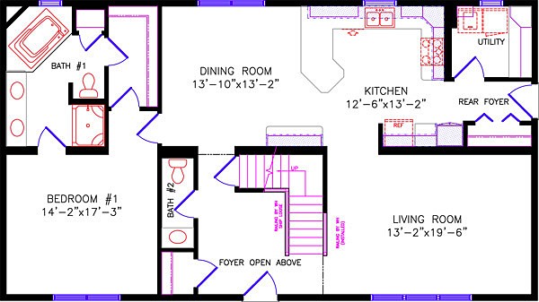 Floor Plan: 3590 Telmark