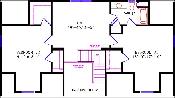 Floor Plan: 3590 Telmark Upper Level