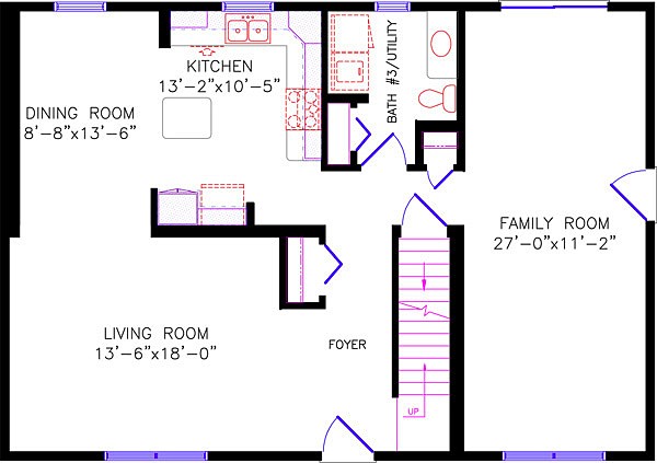 Alternate Floor Plan: 3820 Thomasville