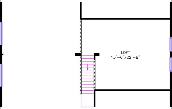 Floor Plan: 4710 Loft Upper Level