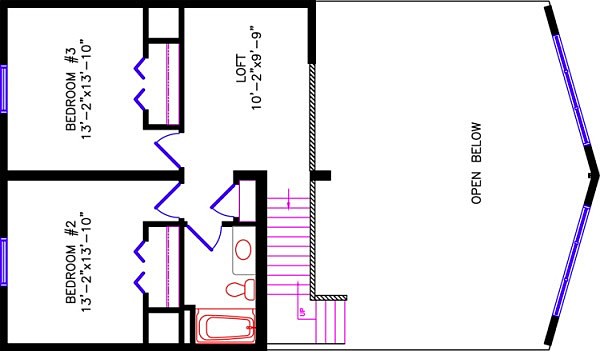Floor Plan: 4765 Loft Upper Level