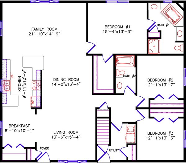 Alternate Floor Plan: 4810 Westport