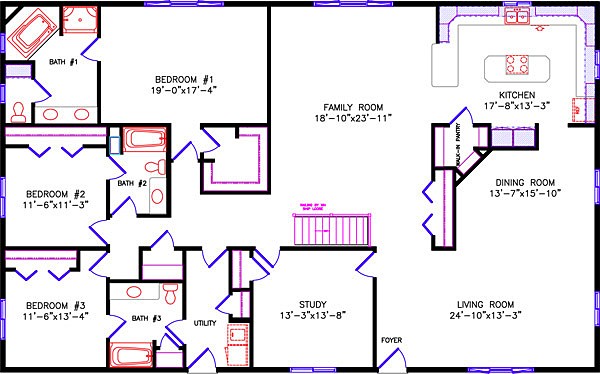 Alternate Floor Plan: 4830 Westport