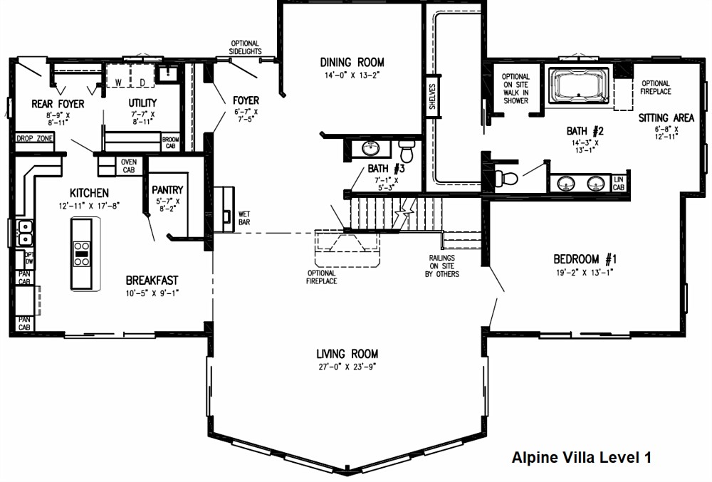 Floor Plan: Alpine Villa