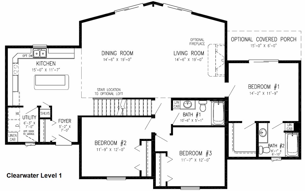 Floor Plan: Clear Water