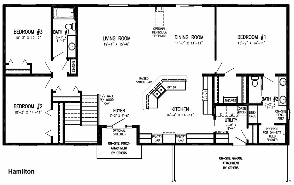 Floor Plan: Hamilton