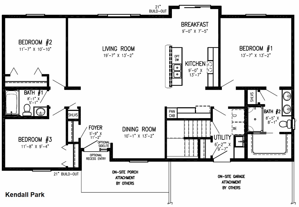 Floor Plan: Kendall Park