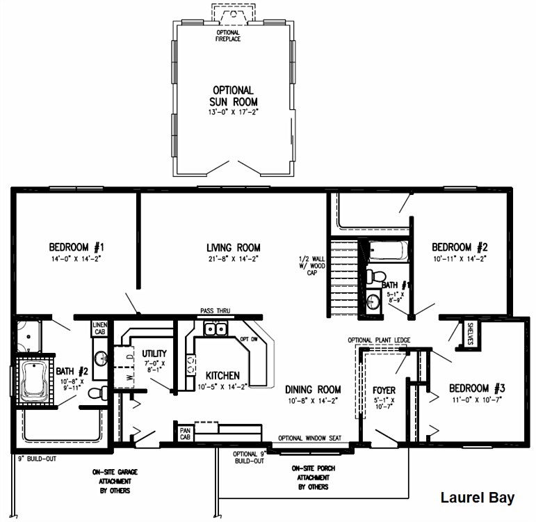 Floor Plan: Laurel Bay