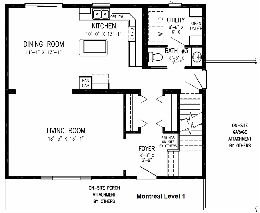 Floor Plan: Montreal