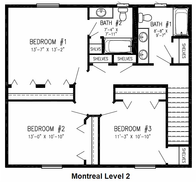 Floor Plan: Montreal