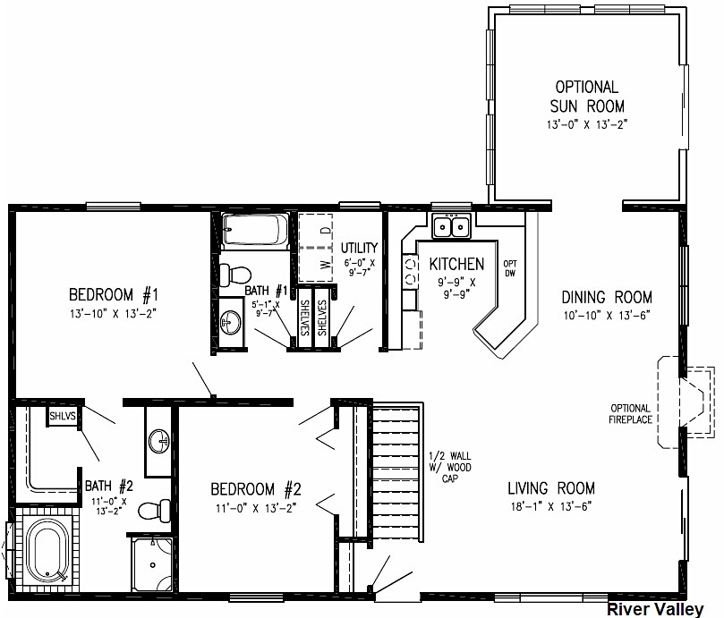 Floor Plan: River Valley