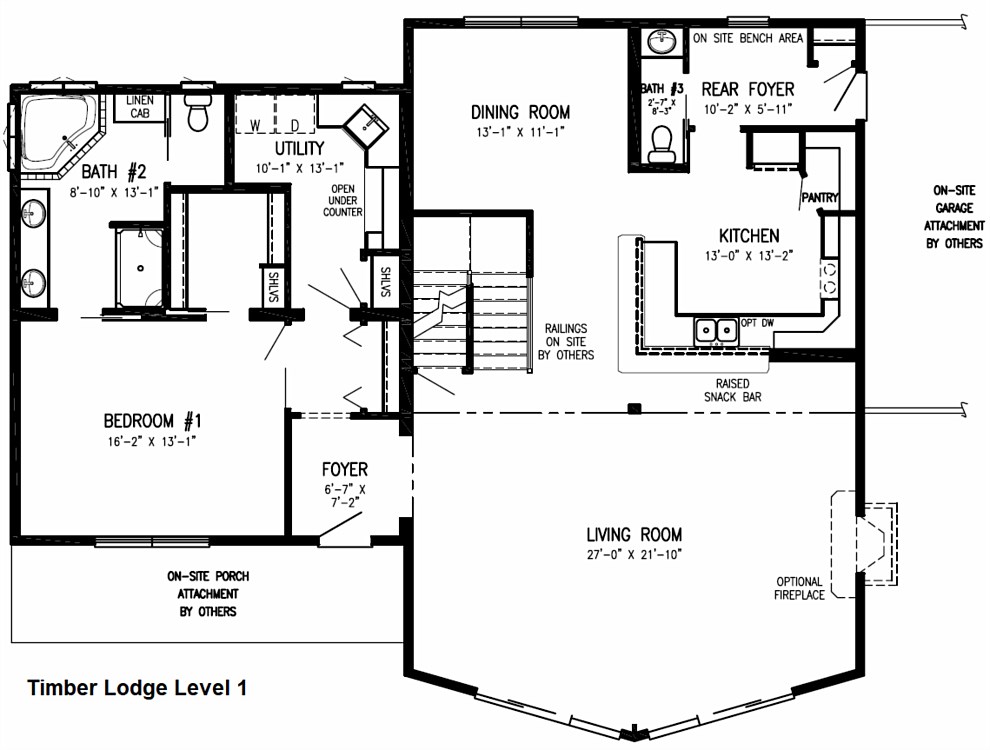 Floor Plan: Timber Lodge